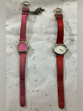 Set of 2 Betsey Johnson vintage watches